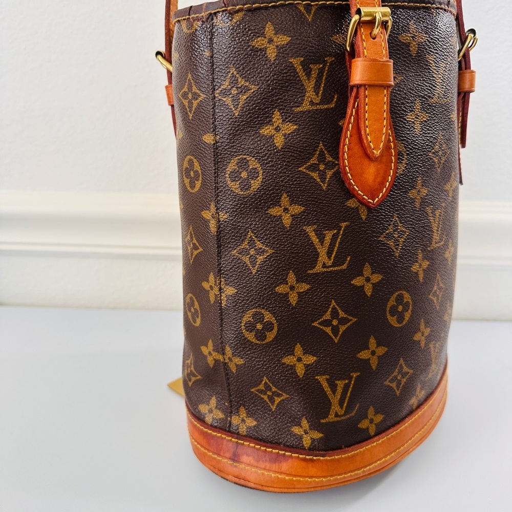 LOUIS VUITTON Monogram Shoulder Bucket Bag PM with dustbag and COA - Picture 5 of 16